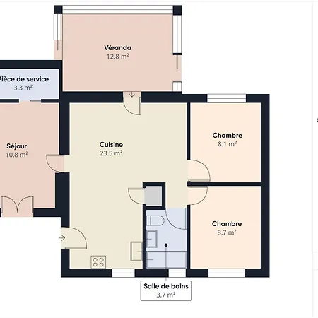 Maison Pour 4 Avec Jardin Et Veranda